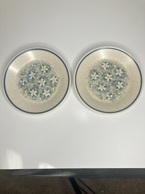 Vintage Lenox Dewdrops Temper-Ware Bread Salad Dessert Plates 3/8” USA 