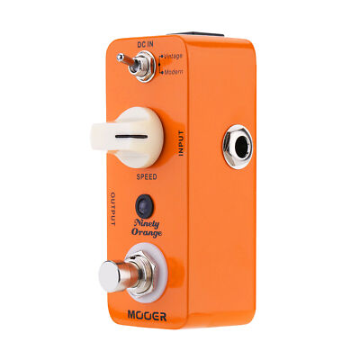 MOOER Ninety Orange Mini Analog Phaser Guitar Effect Pedal True Bypass DC9V V0W8