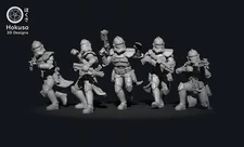 Star Core Elite Troopers (5) - Modular | Legion compatible - HOKUSA 3D Designs
