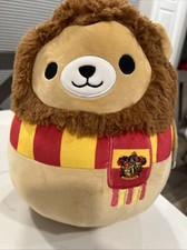 2023 Squishmallows Harry Potter GRYFFINDOR LION 10" Scarf Plush Hogwarts House