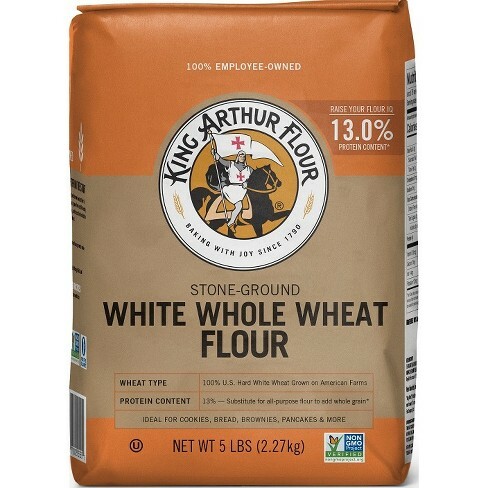 King Arthur White Whole Wheat Flour Unbleached 5 Pounds For Sale Online Ebay