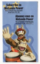 Donkey Konga Nintendo Power Gamecube 2004 Insert
