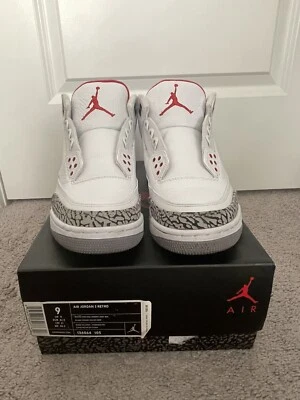 Size 9 - Jordan 3 Retro White Cement 2011 - image 1 of 4