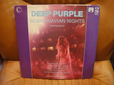 DEEP PURPLE - SCANDINAVIAN NIGHTS - LIVE IN STOCKHOLM - 1st PRESS - UK - MINT