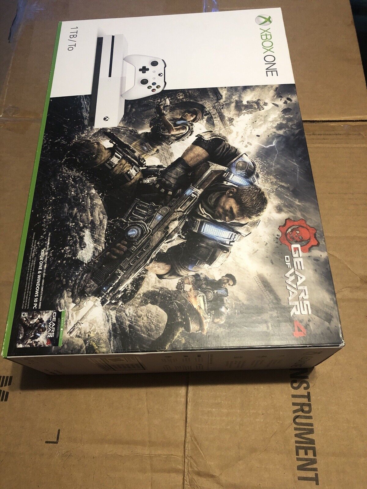 Xbox One S Gears Of War 4 Bundle 1TB Console System Brand New