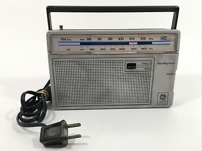 Vintage GE General Electric 7-2665C Two-Way AM/FM Portable Radio WORKS ...