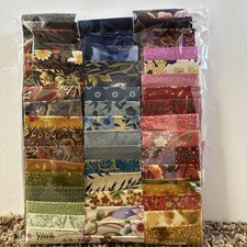 Quilt Shoppe 50 Jelly Roll Strips Cotton Quilting Fabric 17