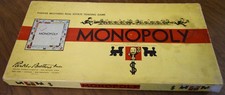 Vintage 1958 1961 Monopoly Game Parker Brothers Complete Plastic Metal Pieces