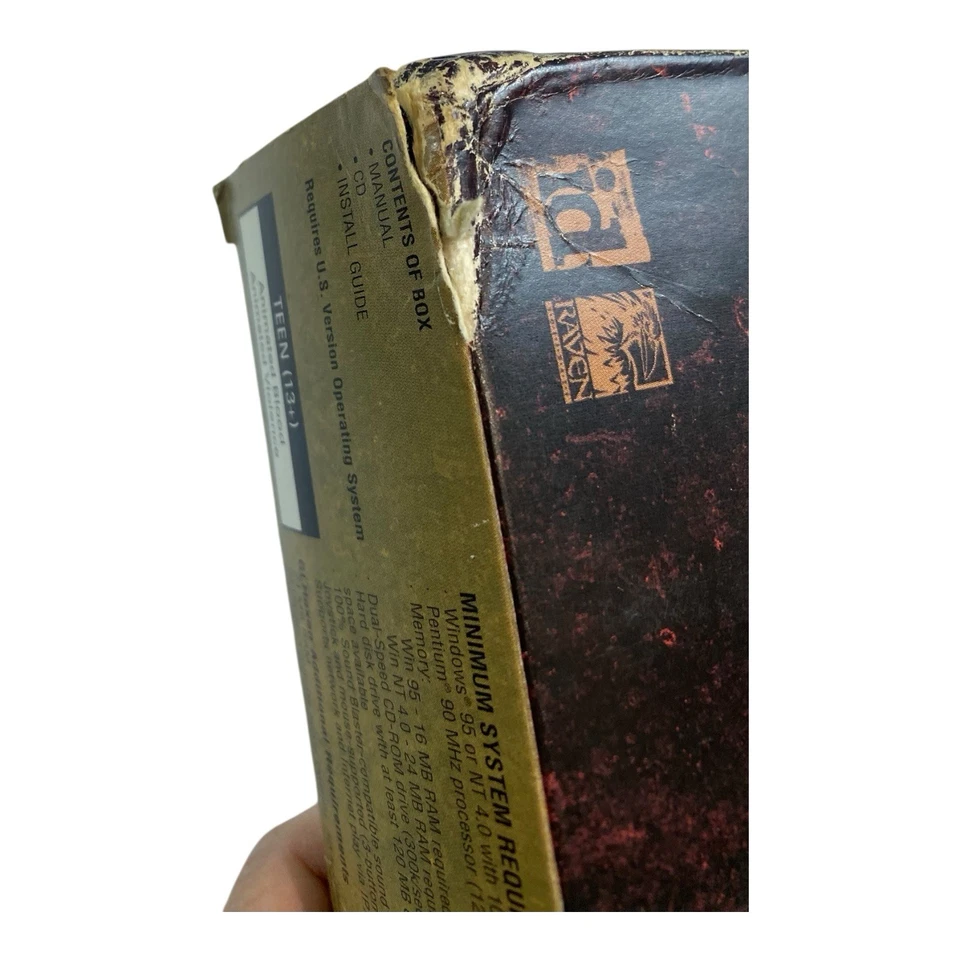 VTG 1997 Hexen II PC Game Big Box Complete id Software Raven Quake Engine CD ROM - Image 4 of 4