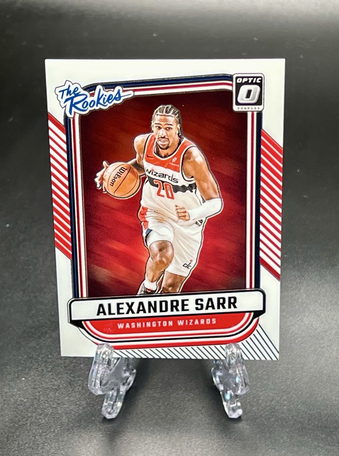 2024 Optic Basketball Alexandre Sarr The Rookies #2 Rookie RC Wizards