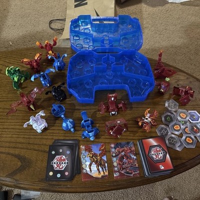 Bakugan Lot! 16 Bakugan, Over 60 Cards, Stadium Cards and Accessories!! Plus Box