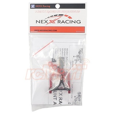 NX-262-BL NEXX Racing Mini-Z 2WD MR015/02/03 LCG 98-102mm Alluminio per motori tondi (nero NX-262-BL NEXX Racing Mini-Z 2WD MR015/02/03 LCG 98-102mm Alluminio per motori tondi (nero