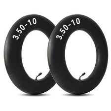 2 PCS 3.50-10 Inner Tube 10 inch Scooter Tube with Bent Valve Stem