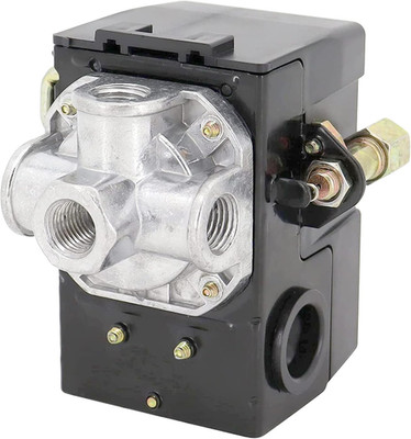 Heavy Duty Air Compressor Pressure Switch 135-175 PSI 4-Port 26A Control Valve