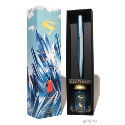 Ferris Wheel Superman Fortress of Solitude Pen & 28ml Fountain Pen Ink Set