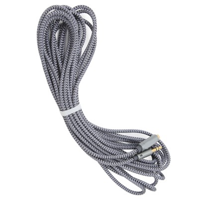 Headphone Extension Cable Gold Plated Jack Nylon Braid 3.5mm Male To Female S CB