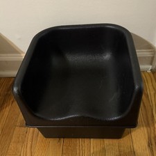 Cambro Child Booster Seat BC100 Black Hard Plastic Restaurant-Style Made in USA