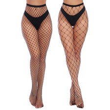 Charmnight Fishnet Stockings for Women, High Waist Fishnet Tights Pantyhose