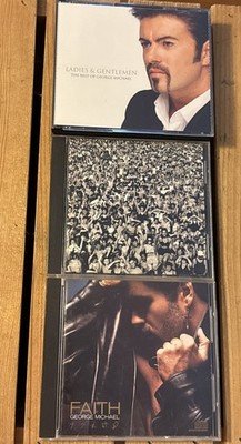 George Michael 3 CD Lot Ladies & Gentlemen Best Of Faith Listen Without Prej 