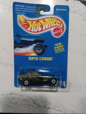1991 Hot Wheels Super Cannon #274 FREE SHIPPING! T503