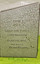 Snap On Tools USA High Speed Steel Drill INDEX Bit Set 19 Piece