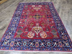 Anatolian Vintage HandMade Turkish Royal(Tree Of Life)Design Rug 4.6x6.6