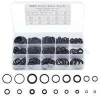 Gummi O-Ringe Dichtungsringe Sortiment 300 Stk Schwarz 18 GrößEn FüR SanitäR