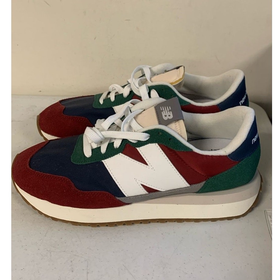 New Balance Men’s Size 11.5 The Intelligence Choice 237 Sneakers, Red Green Navy New Balance 237 Navy Team Red for Sale | Authenticity  main image 4
