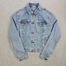 Levis Denim Trucker Jacket Girls Youth Size 2XL Faded Jean Classic Original