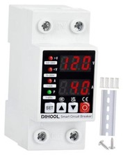 Adjustable Voltage Protector 110V 220V, Low/High Voltage Cutoff and