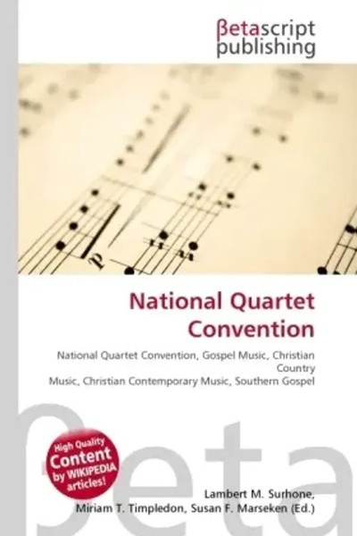 National Quartet Convention Lambert M. Surhone (U. A.) Taschenbuch Englisch 2026-image