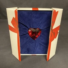 Swarovski Crystal SCS Renewal Ruby Red Heart Figurine W/ Box