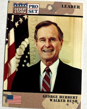 1991 Pro Set Desert Storm GEORGE HW BUSH79 Rookie Card Pristine Condition
