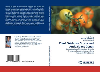 Plant Oxidative Stress and Antioxidant Genes Yueju Wang (u. a.) Taschenbuch 2010
