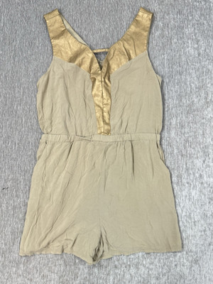Hot Topic Her Universe Wonder Woman Themyscira Romper Womens Large Beige Costume