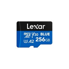 256GB Blue Micro SD Card Up to 160MB/s microSDXC UHS-I Memory Card