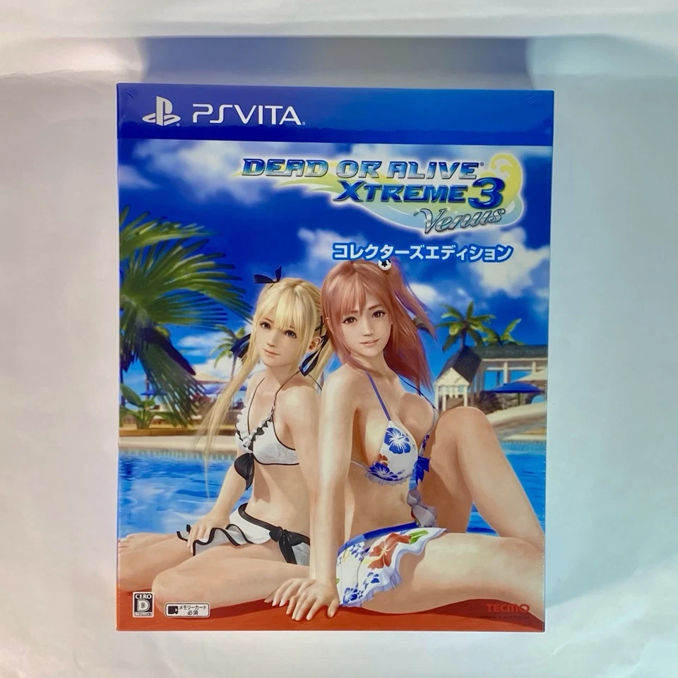 PS VITA DEAD OR ALIVE Xtreme 3 Venus Collector's ed. - Game HONOKA PAD etc & Mat - Image 2 of 4