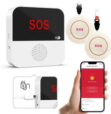 SMART WiFi WIRELESS SOS Pager, Panic Button, Emergency Alarm