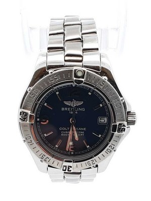 Breitling Colt Oceane 33mm Stainless Steel Quartz Watch Fw0126rxzdu