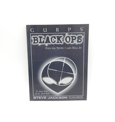 Gurps Black Ops Rollenspiel Steve Jackson Englisch 2. Auflage 1999 RPG