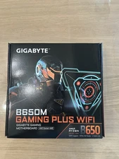 Gigabyte B650M Gaming Plus WiFi AM5 Motherboard, AMD M-ATX, DDR5, PCIe 4.0, M.2