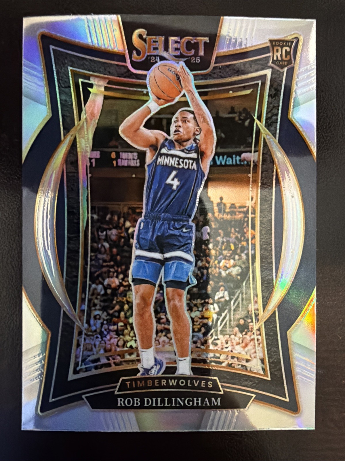 2024-25 Select Rob Dillingham Concourse RC Silver Prizm #84 Timberwolves