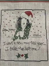 Christmas Cross Stitch Pattern Listen Honey Twisted Threads Humor 6.75”x5.5