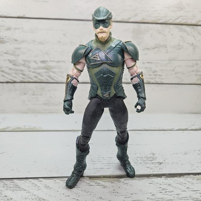 McFarlane DC Page Punchers Injustice 2 Green Arrow 2022 7'' Poseable Figure Loose