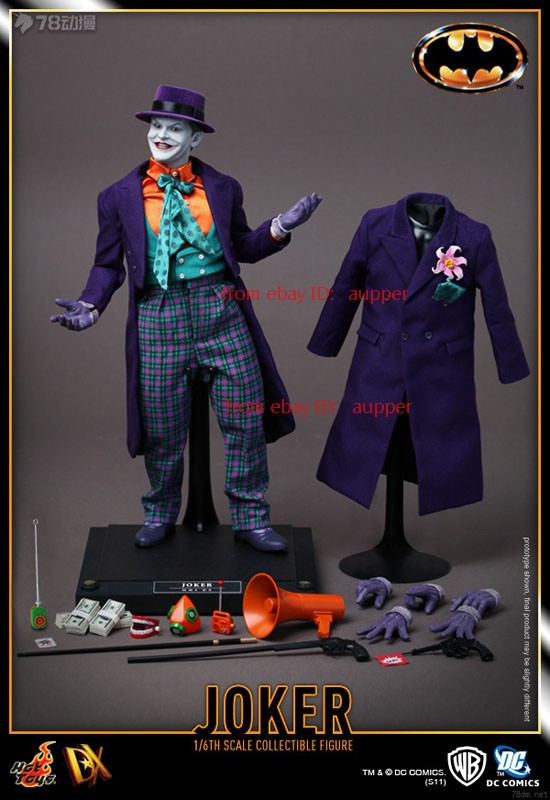 Hottoys 1/6 Dx08 The Joker Nicholson Joker 1989 Ver. 30cm Action