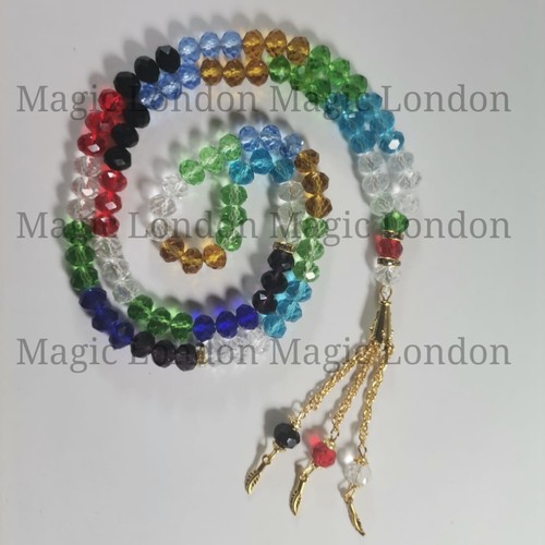 99 Crystal Prayer Beads Tasbih, Misbaha, Islamic Gift Ramadan Gift Eid Gift - Picture 30 of 36