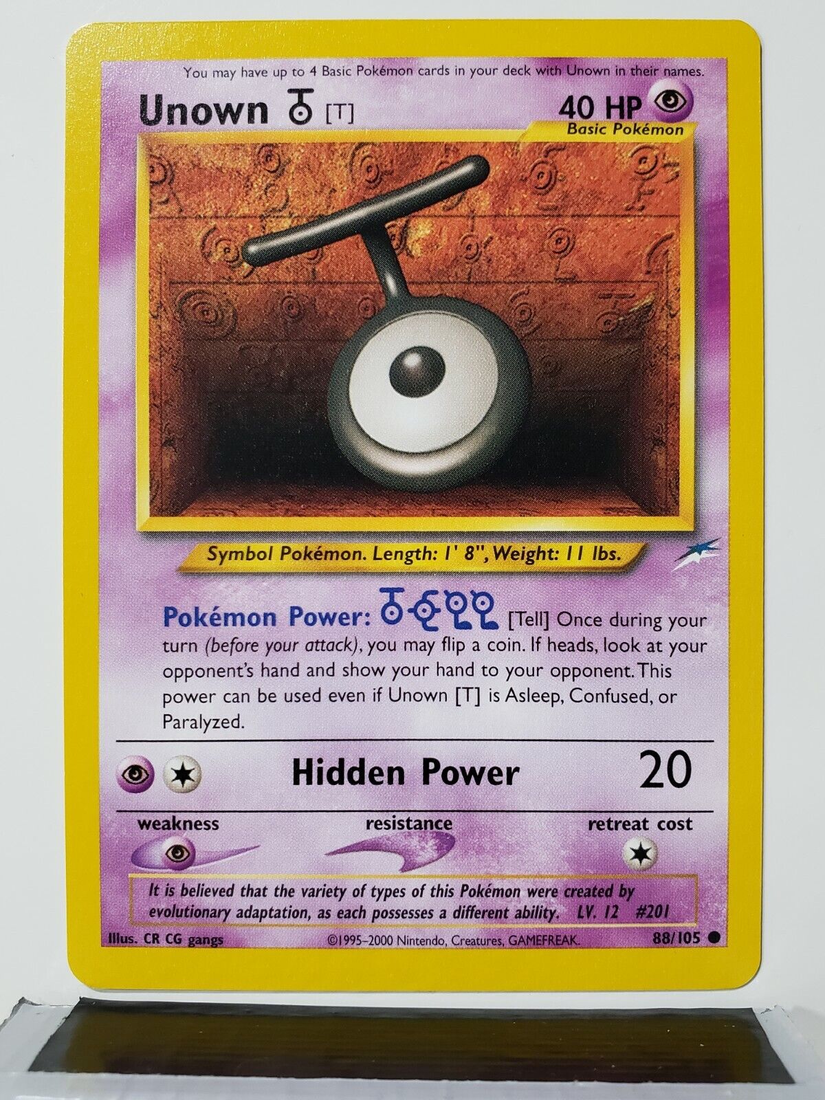 Check the actual price of your Unown [S] 87/105 Pokemon card