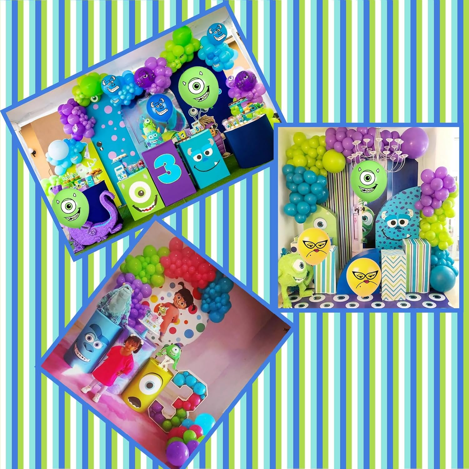 Monster Balloons Garland Arch Kit Party Decoration Inc Supplies for P