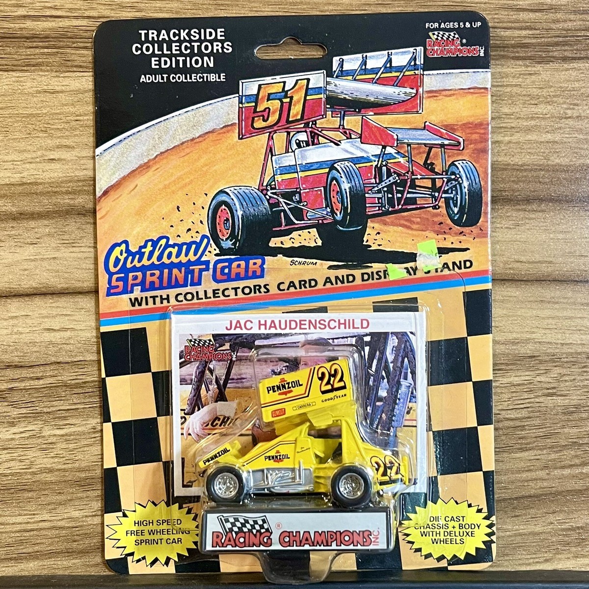 Racing Champions Outlaw Sprint Car Jac Haudenschild #22 Pennzoil 1
