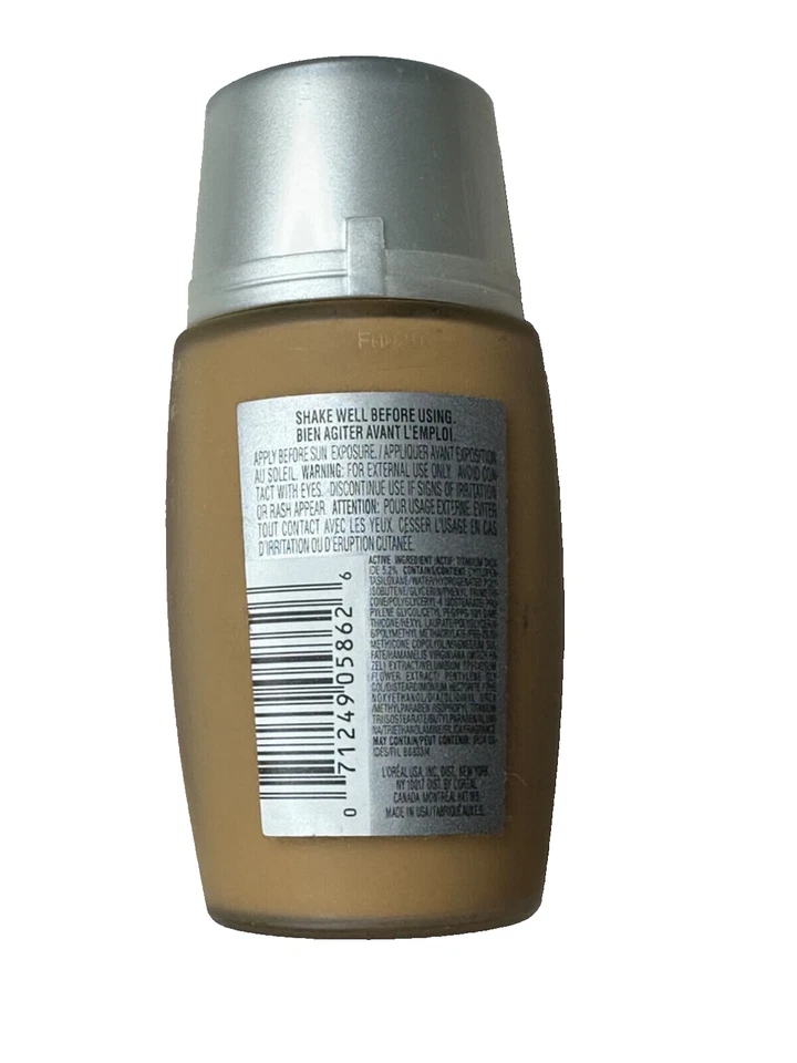 L'Oreal Ideal Balance Balancing Foundation CARAMEL New 1.18 fl.oz. - Image 2 of 2